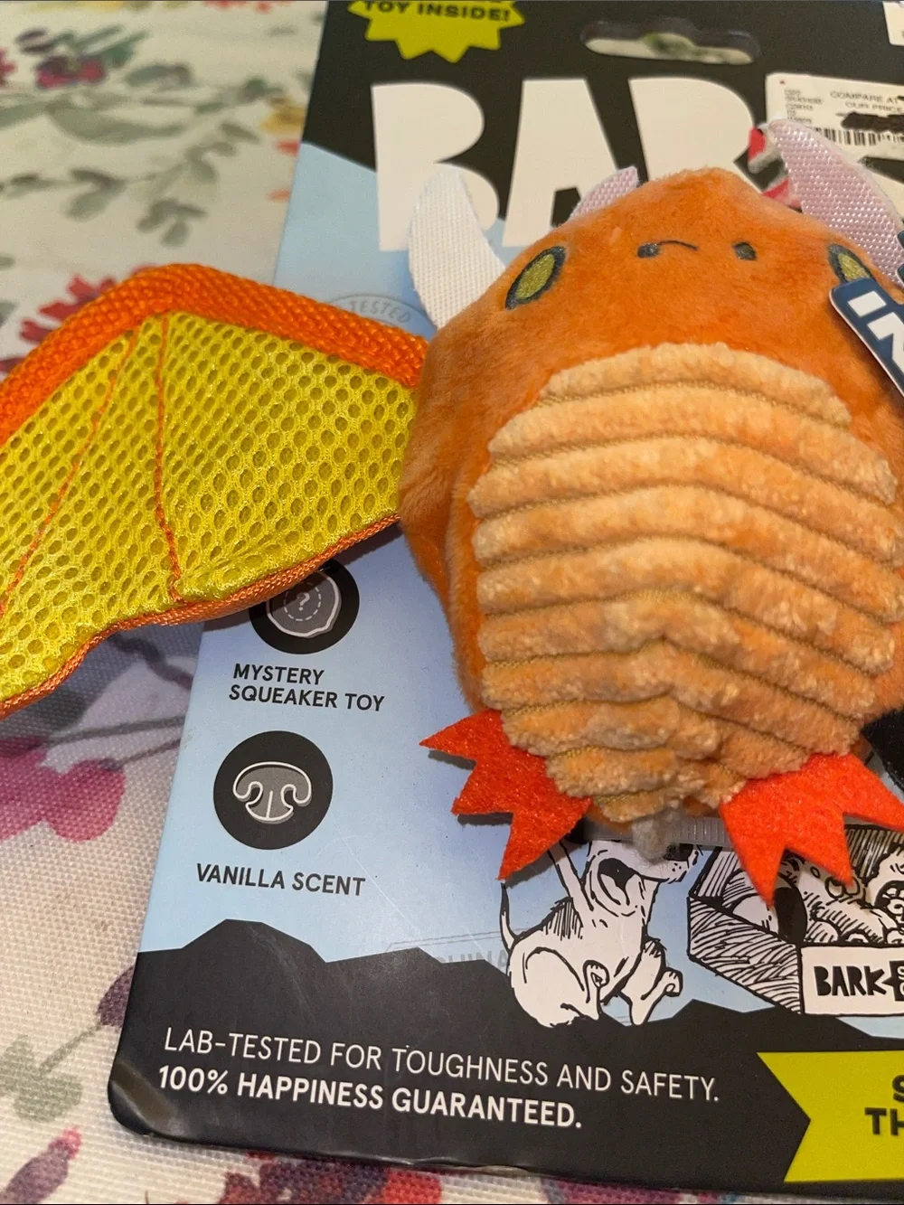Bark - Snorbax the Dragon Plush Toy - Orange & Yellow